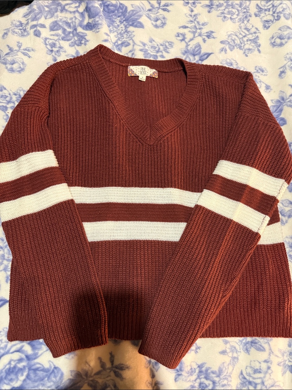 Pink Rose Sweater